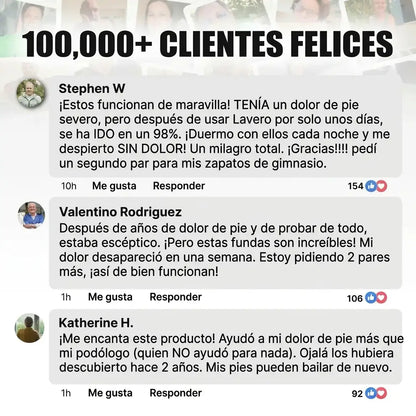 Lavero Mangas Compresivas para Pies